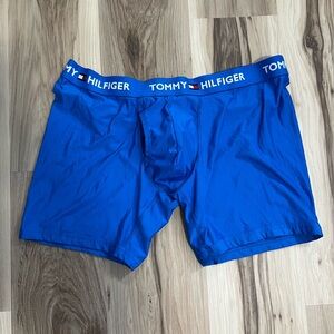 Lot of 2 Tommy Hilfiger and American Eagle Vibrant Blue Boxer Briefs